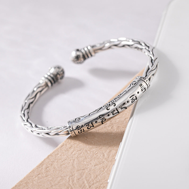 Basic Simple Style Geometric Thai Silver Plating Women's Bangle