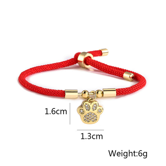 Simple Style Commute Heart Shape Copper 18k Gold Plated Zircon Bracelets In Bulk
