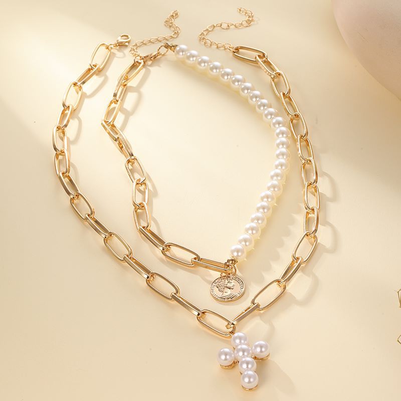 Modern Style Geometric Alloy Plating Women's Necklace