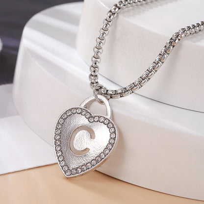 Punk Letter Alloy Plating Unisex Pendant Necklace