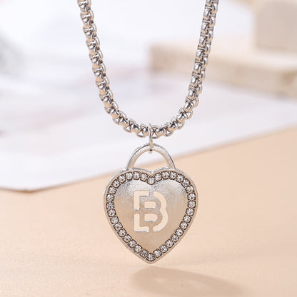 Punk Letter Alloy Plating Unisex Pendant Necklace