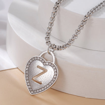 Punk Letter Alloy Plating Unisex Pendant Necklace