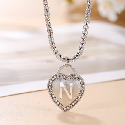 Punk Letter Alloy Plating Unisex Pendant Necklace