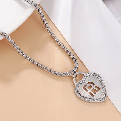 Punk Letter Alloy Plating Unisex Pendant Necklace