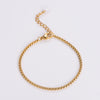 Ig Style Casual Simple Style Solid Color Stainless Steel Plating 18k Gold Plated Bracelets