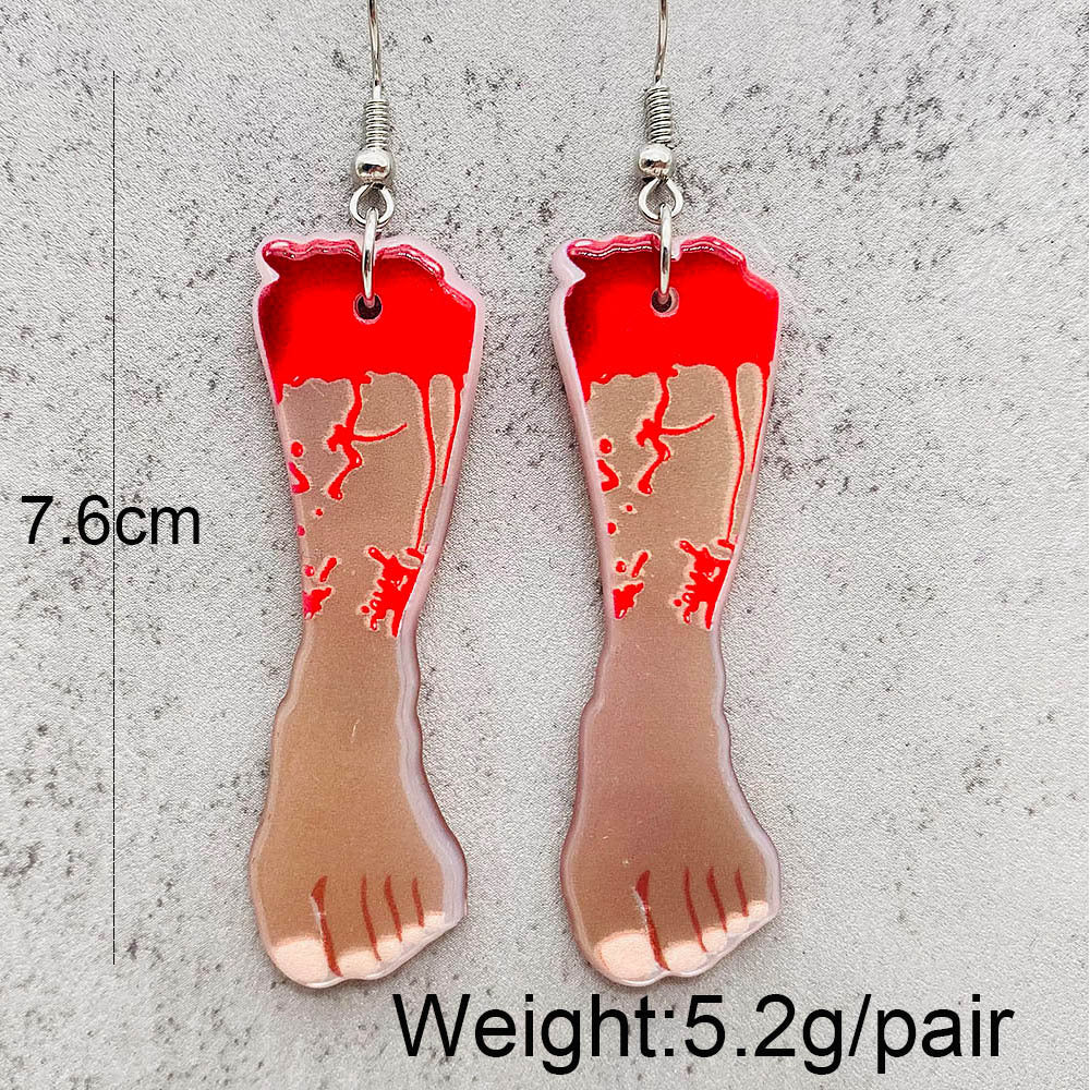 1 Pair Funny Cartoon Arylic Drop Earrings