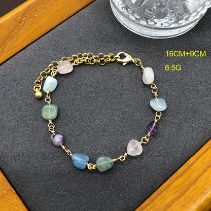 Wholesale Jewelry Retro Geometric Alloy Plating Bracelets Necklace