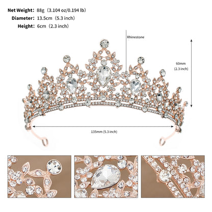 Retro Crown Alloy Plating Crown 1 Piece