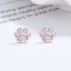 1 Pair Simple Style Geometric Plating Sterling Silver Ear Studs