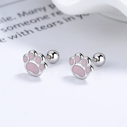 1 Pair Simple Style Geometric Plating Sterling Silver Ear Studs