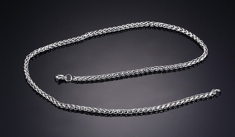 Simple Style Geometric Stainless Steel Plating Layered Necklaces