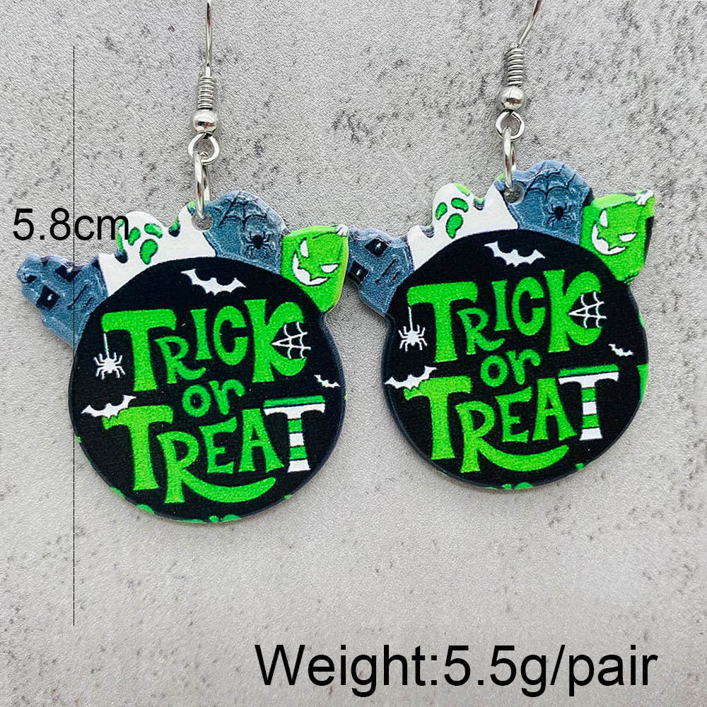 1 Pair Casual Cartoon Character Arylic Drop Earrings