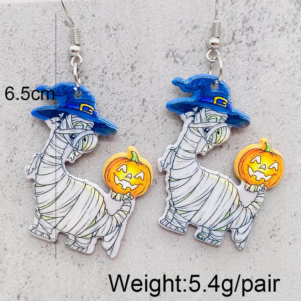 1 Pair Casual Cartoon Character Arylic Drop Earrings