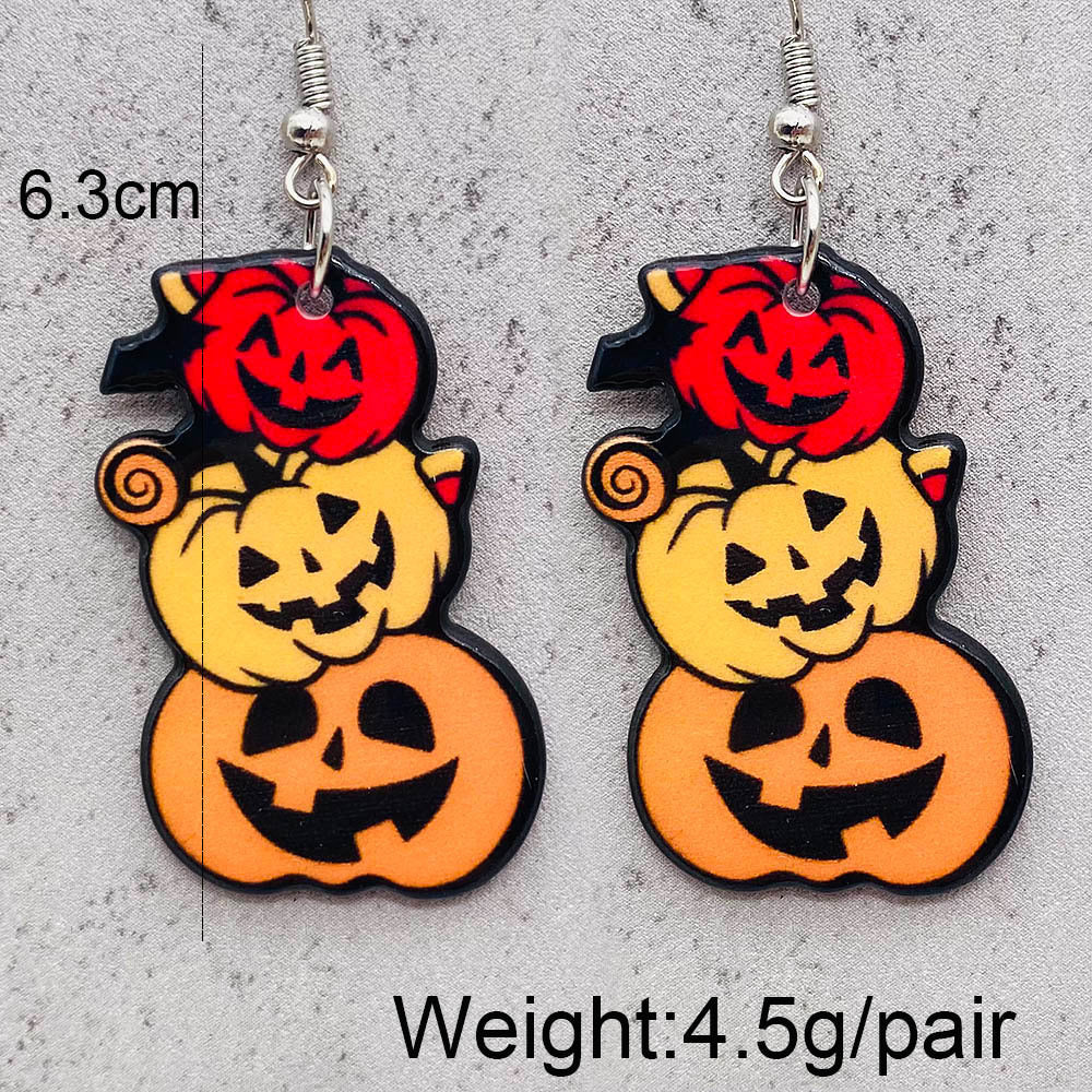 1 Pair Casual Cartoon Character Arylic Drop Earrings