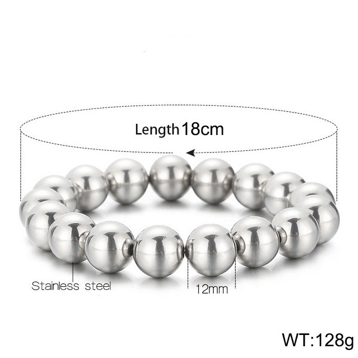 Simple Style Geometric Titanium Steel Bracelets Plating Stainless Steel Bracelets