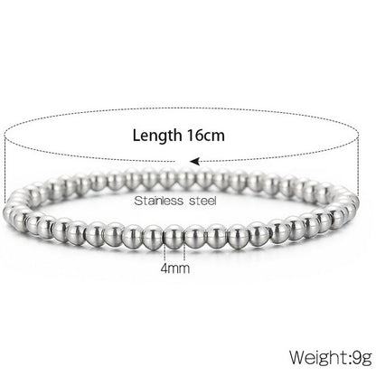 Simple Style Geometric Titanium Steel Bracelets Plating Stainless Steel Bracelets