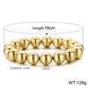 Simple Style Geometric Titanium Steel Bracelets Plating Stainless Steel Bracelets