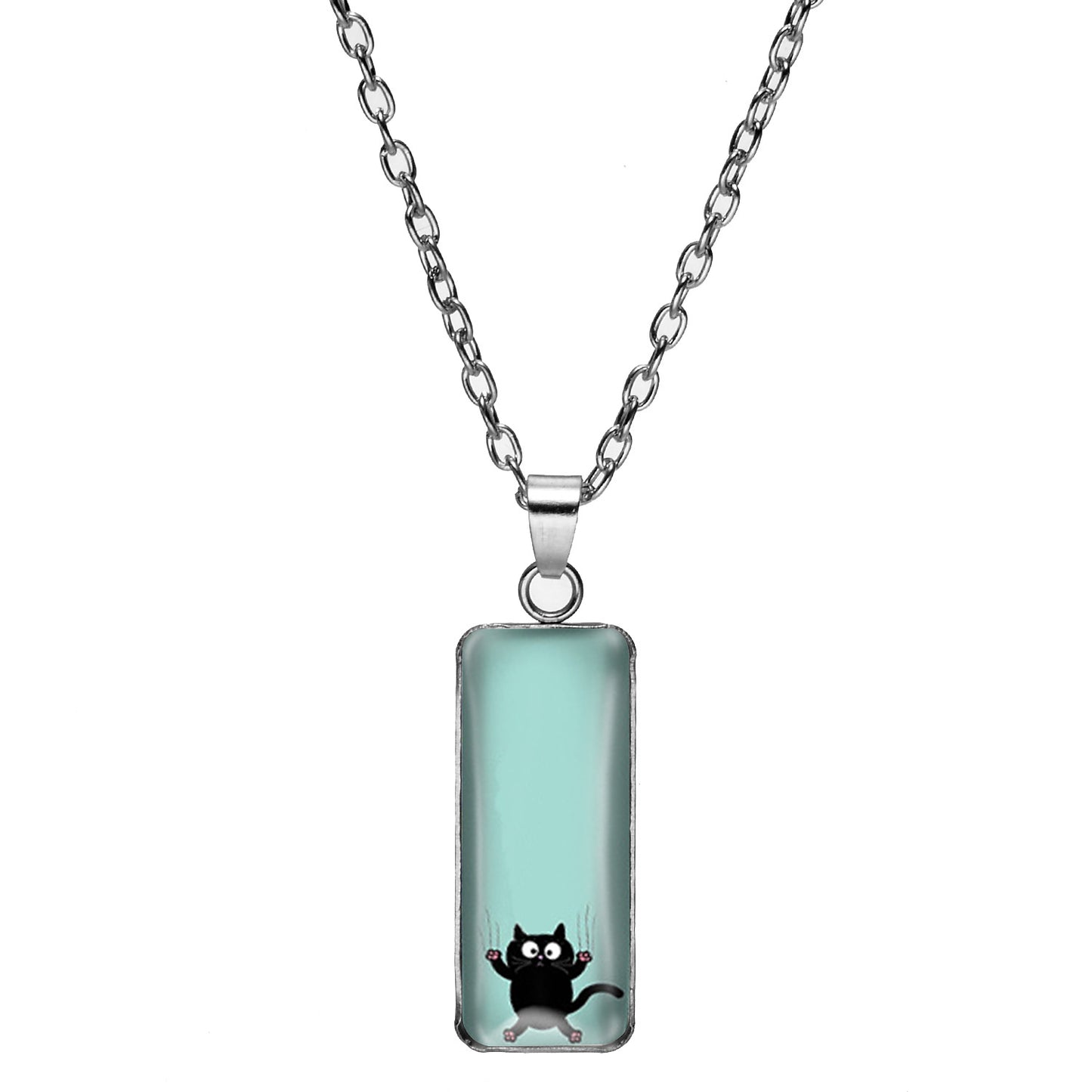 Simple Style Cat Alloy Patchwork Women's Pendant Necklace