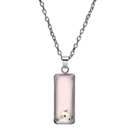 Simple Style Cat Alloy Patchwork Women's Pendant Necklace