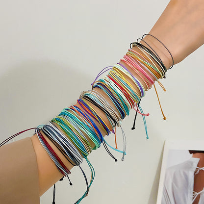 Ig Style Simple Style Colorful Cloth Wholesale Bracelets