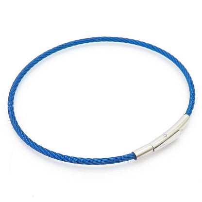 Simple Style Solid Color Stainless Steel 18k Gold Plated Bangle