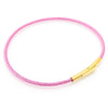 Simple Style Solid Color Stainless Steel 18k Gold Plated Bangle