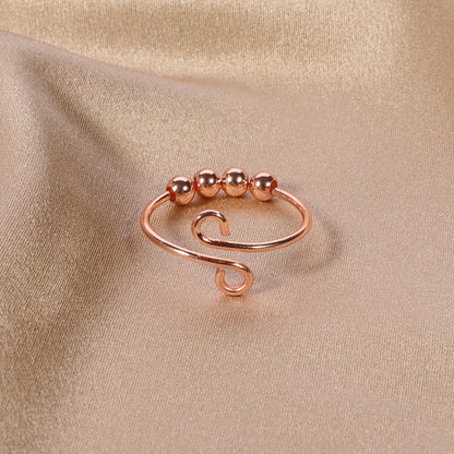 Simple Style Solid Color Steel Copper Plating Rose Gold Plated White Gold Plated Gold Plated Open Rings