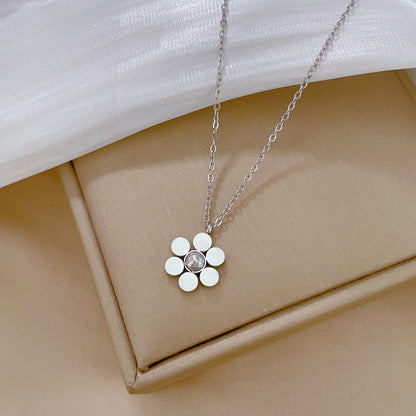 Ig Style Modern Style Korean Style Geometric Titanium Steel Pendant Necklace