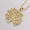 Ig Style Basic Streetwear Tree Copper Gold Plated Zircon Pendant Necklace In Bulk