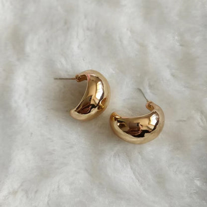 1 Pair Novelty Simple Style Water Droplets Plating Alloy Gold Plated Silver Plated Ear Studs