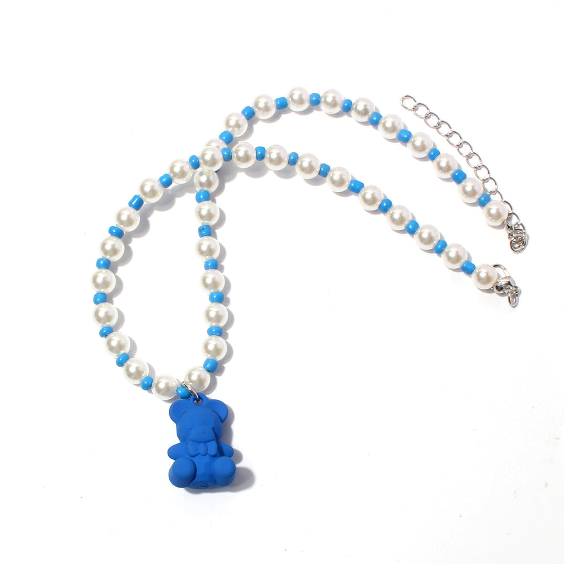 Cute Simple Style Bear Imitation Pearl Beaded Women's Necklace