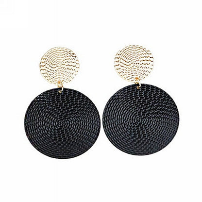 1 Pair Classic Style Geometric Alloy Drop Earrings