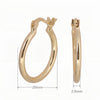 1 Pair Simple Style Classic Style Round Solid Color Plating Sterling Silver White Gold Plated Gold Plated Earrings