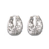 1 Pair Simple Style Solid Color Inlay Copper Zircon Earrings