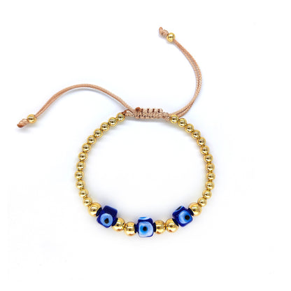 Retro Devil's Eye Shell Beaded Women's Bracelets