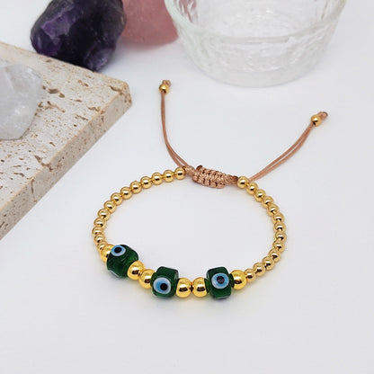 Retro Devil's Eye Shell Beaded Women's Bracelets