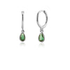 1 Pair Sweet Water Droplets Plating Inlay Copper Zircon Drop Earrings