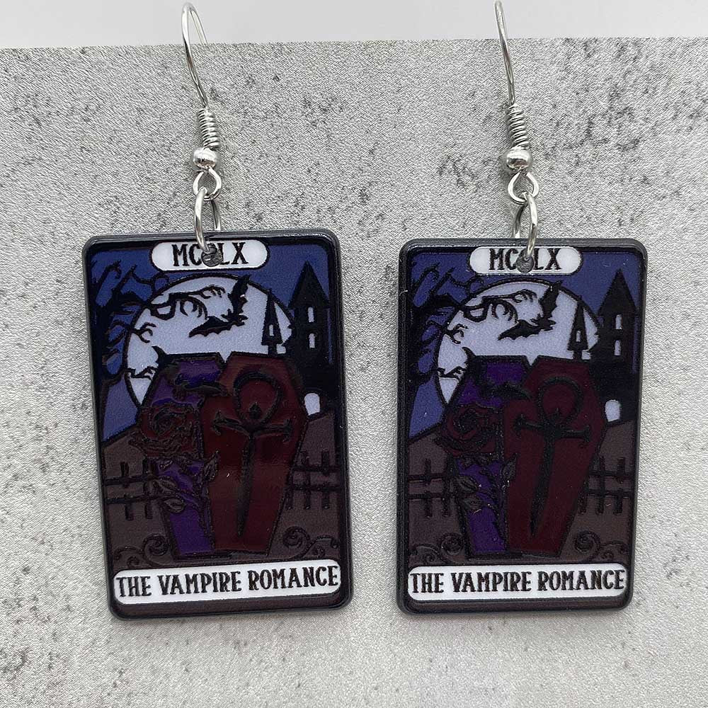 1 Pair Streetwear Halloween Pattern Arylic Drop Earrings