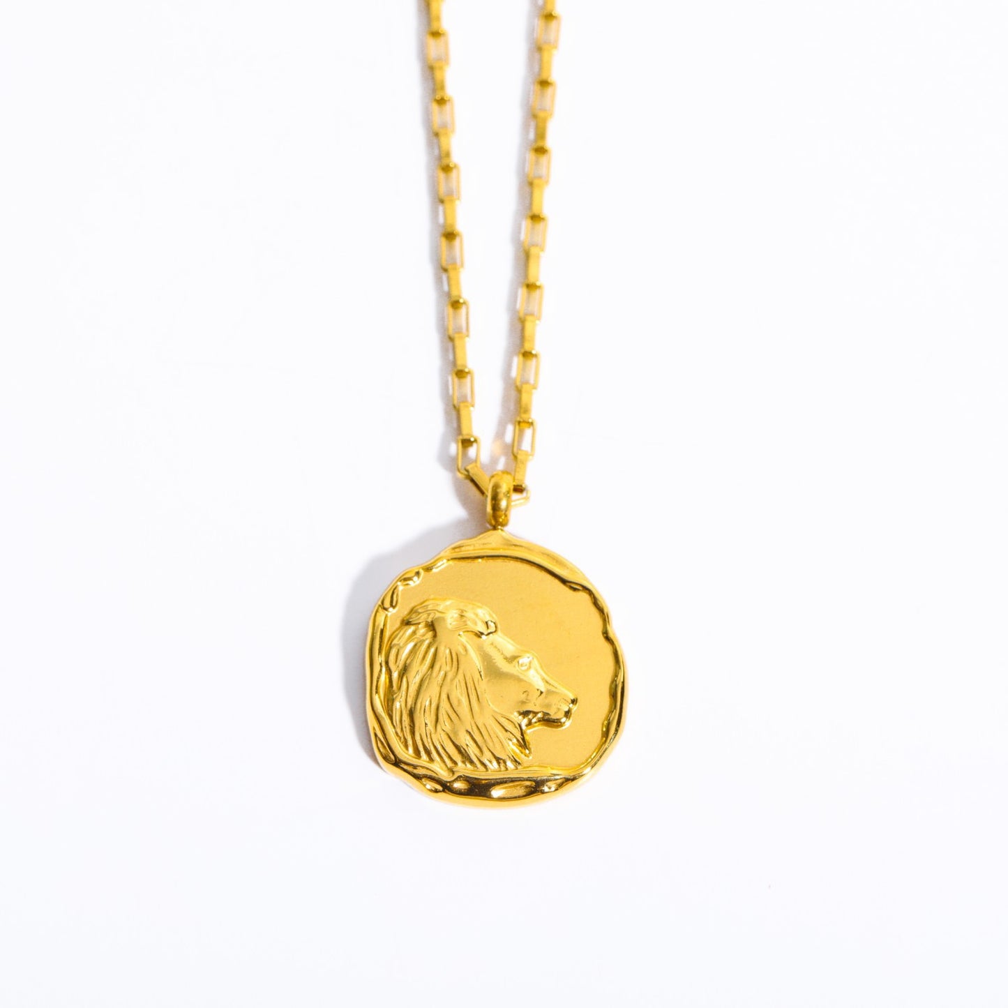 Retro Constellation Stainless Steel Plating 18k Gold Plated Pendant Necklace