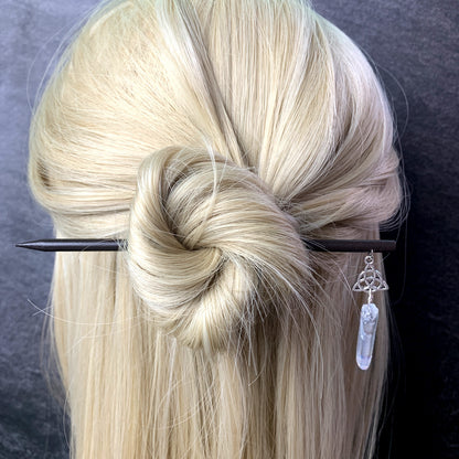 Simple Style Square Crystal Handmade Hairpin