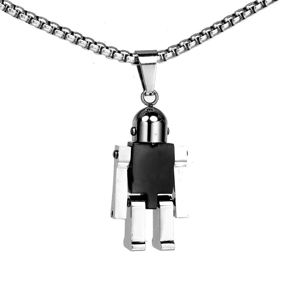 Stainless Steel Simple Style Geometric Robot