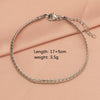 Basic Classic Style Solid Color Stainless Steel Plating Gold Plated Silver Plated Bracelets