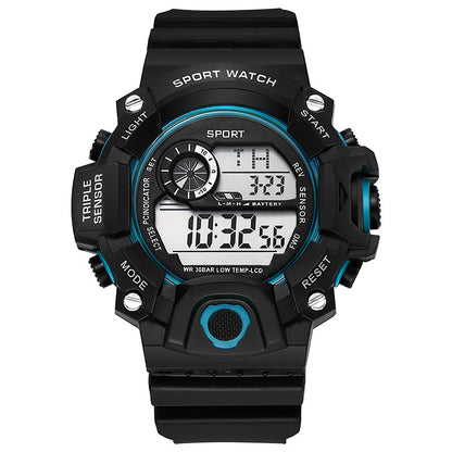 Sports Solid Color Electronic Men'S Watches