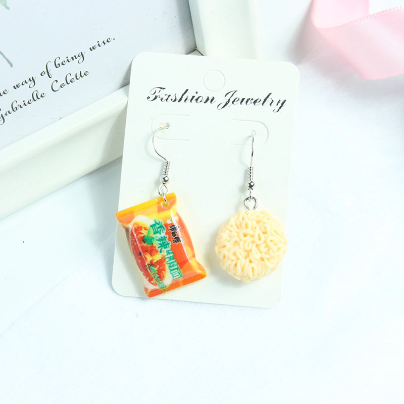 1 Pair Cute Cartoon Resin Drop Earrings