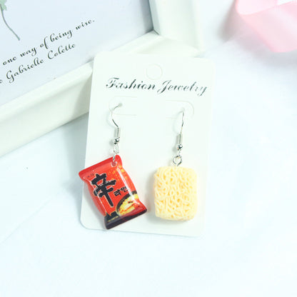 1 Pair Cute Cartoon Resin Drop Earrings