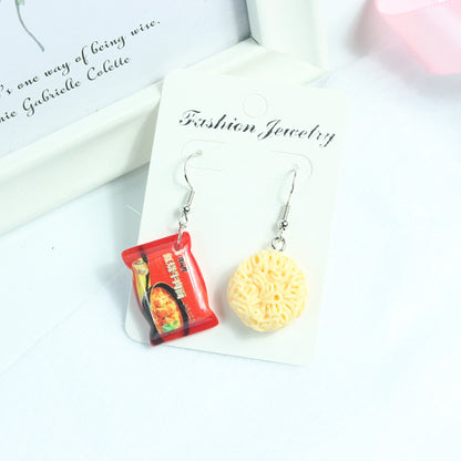 1 Pair Cute Cartoon Resin Drop Earrings