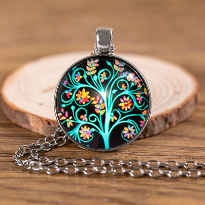 Retro Bc1035 Lucky Tree Alloy Unisex Pendant Necklace