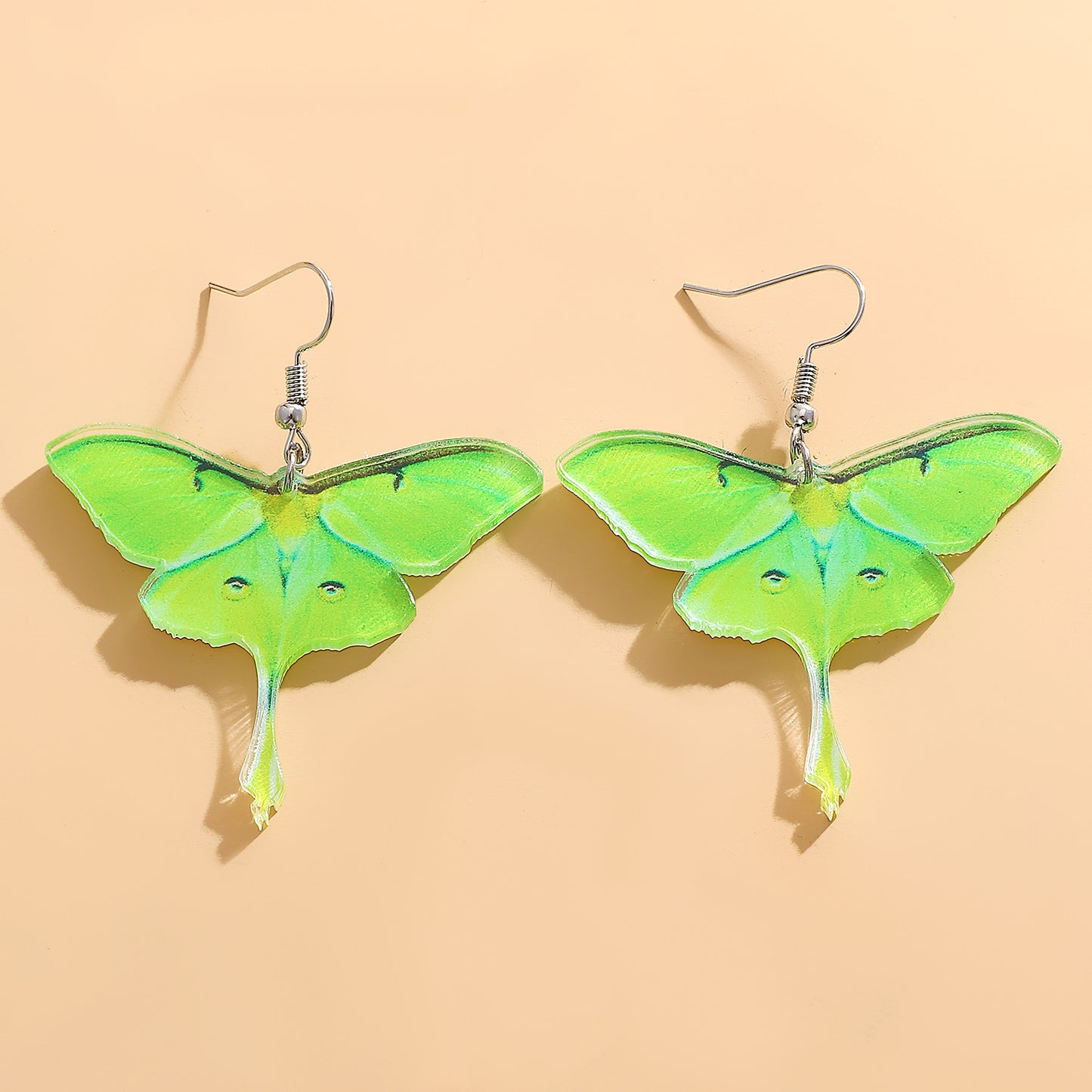 1 Pair Simple Style Classic Style Butterfly Arylic Dangling Earrings