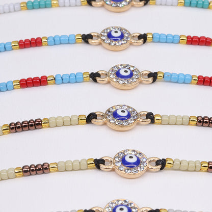 Retro Eye Seed Bead Women's Bracelets