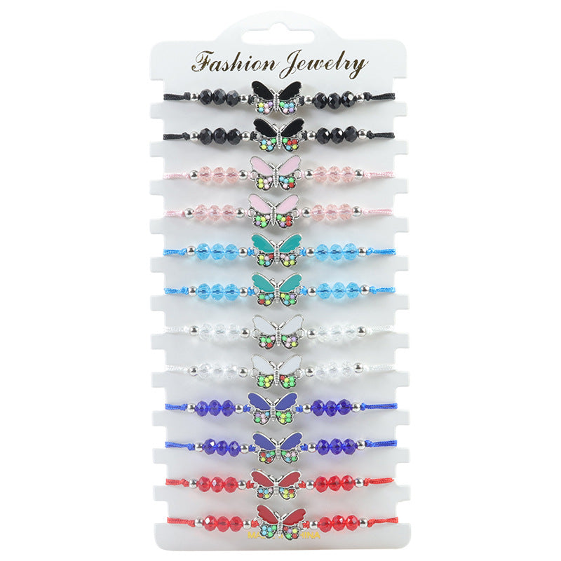 Lady Butterfly Jade Line Women'S Bracelets